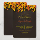 オータムカノピー 招待状 (正面/裏面)