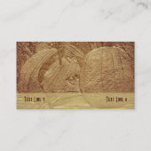 オータムカプキンズ自然名刺 名刺 (裏面)