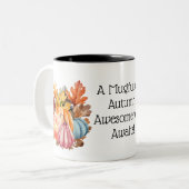 オータムカボチャお祝い ツートーンマグカップ (正面左)