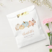 オータムカボチャ秋フローラ |赤ちゃんシャワー フェイバーバッグ (封をした状態)