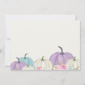 オータムカボチャ秋 セーブザデート (裏面)