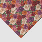 オータムカラフルダリア刺繍フラワー 薄葉紙 (詳細)