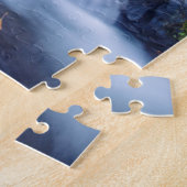 オータムカラーアロングスタベーションクリーク滝 ジグソーパズル (側面)