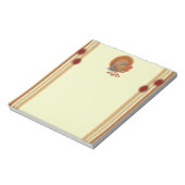 オータムカラーズターキー葉 ノートパッド (回転)