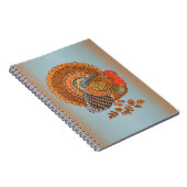 オータムカラーズターキー葉 ノートブック (右側)