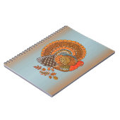 オータムカラーズターキー葉 ノートブック (左側)