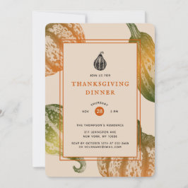 オータムカンプキンズインクスティプルスケッチ 招待状