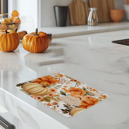 オータムカンプキンブーケデザイン カッティングボード