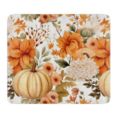 オータムカンプキンブーケデザイン カッティングボード (正面)