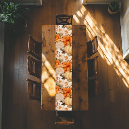 オータムカンプキンブーケデザイン ミディアムテーブルランナー