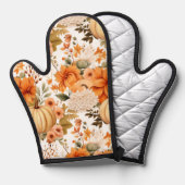 オータムカンプキンブーケデザイン 鍋つかみ (正面/裏面)