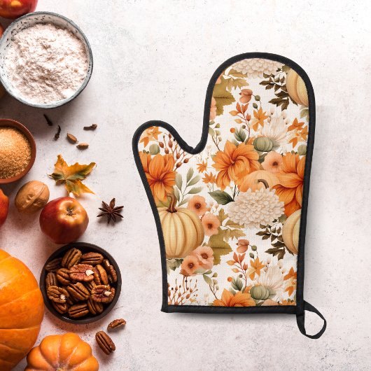 オータムカンプキンブーケデザイン 鍋つかみ