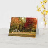 オータムカードのダン・フォーゲルバーグ記念 カード (黄色い花)