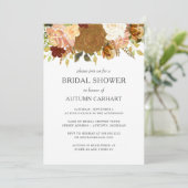 オータムガーデン素朴フローラブライダルシャワー 招待状 (スタンド正面)