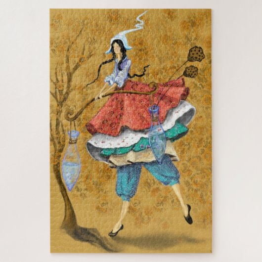 オータムガールファンタジージグソーパズル絵画ズ ジグソーパズル (縦)