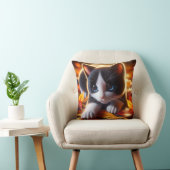 オータムキッテン装飾用クッション クッション (椅子)