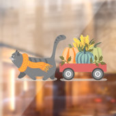 オータムキャット&カボチャ ウィンドウサイン (シート2)