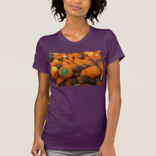 オータムキャンディコーン 女性用ジャージTシャツ Tシャツ