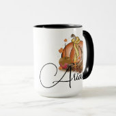 オータムクイーン秋コーヒーマグ マグカップ (正面右)