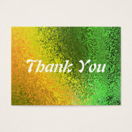 オータムグリーンイエロ結婚ーズゲストサンキューカード