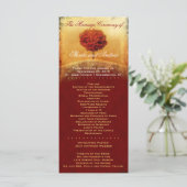 オータムグローリーレッドツリー結婚式 プログラム (スタンド正面)