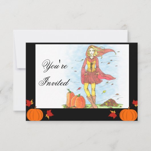 オータムグローリー招待状 招待状 (正面)