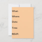 オータムグローリー招待状 招待状 (裏面)