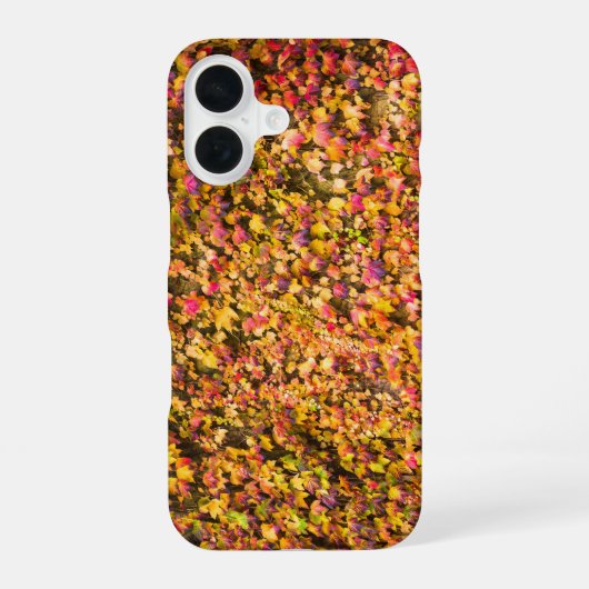 オータムゴールドのツタ壁 iPhone 16ケース (裏面)