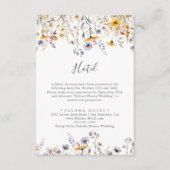 オータムサンシャインエレガントワイルドフラワーホテル エンクロージャーカード (正面)