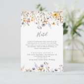 オータムサンシャインエレガントワイルドフラワーホテル エンクロージャーカード (スタンド正面)