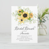 オータムサンフラワーブライダルシャワーブランチ 招待状 (スタンド正面)