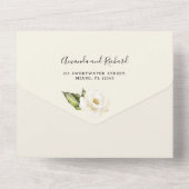 オータムシックフローラズ結婚オールインワン招待状 オールインワン招待状 (裏面)