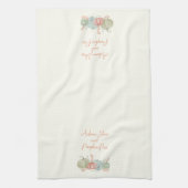 オータムスカイズパンプキンパイズ秋 キッチンタオル (縦)