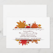 オータムズ・ギフト 招待状 (正面/裏面)