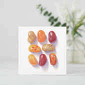 オータムゼリービーンズ 5.25" 角型 フラットカード 招待状 (スタンド正面)