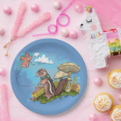 オータムチムンク ペーパープレート (パーティー)