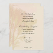 オータムツリーズ結婚式招待状 招待状 (正面/裏面)