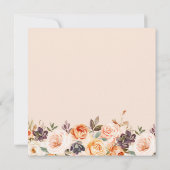 オータムテラコッタ結婚フローラズスクエア 招待状 (裏面)