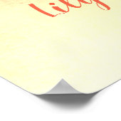 オータムテーマのクマのトラック、かぼちゃ、葉のウェルカム ポスター (角)