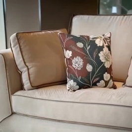 オータムノワール開花 クッション