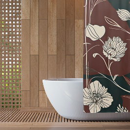 オータムノワール開花 シャワーカーテン