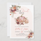 オータムハウスウォーミング秋パンプキンニューホーム招待状 招待状 (正面)