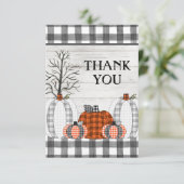 オータムハロウィーンカボチャありがとう サンキューカード (スタンド正面)