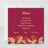 オータムハーベストオープンハウス 招待状 (裏面)