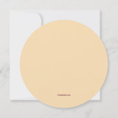 オータムバックグラウンド招待状 招待状 (裏面)