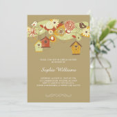 オータムバーエレガントドハウスブライダルシャワー 招待状 (スタンド正面)