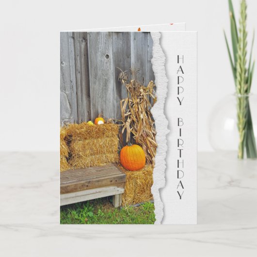 オータムバーンウィズカボチャ カード (正面)