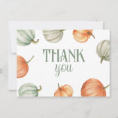 オータムパンプキンガーデン サンキューカード (正面)