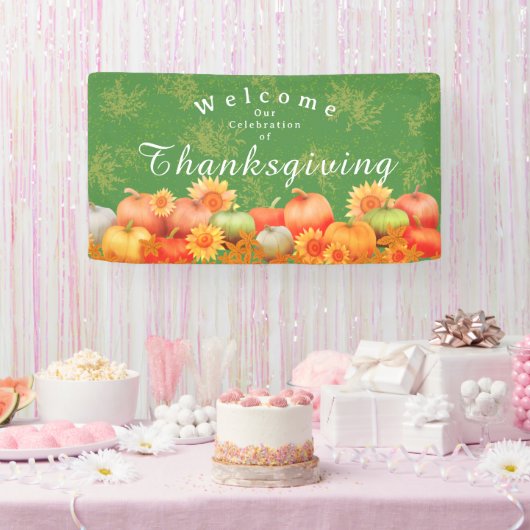 オータムパンプキングリーン 横断幕 (パーティー)