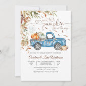 オータムパンプキンベイビーシャワーの招待状 招待状 (正面)